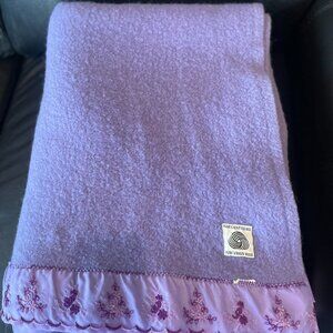 Vintage Virgin Wool Blanket